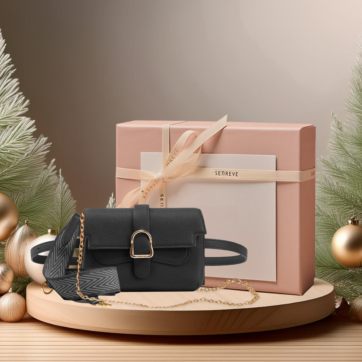 Mini Aria Élevée Belt Bag Gift Set | Piccola Noir