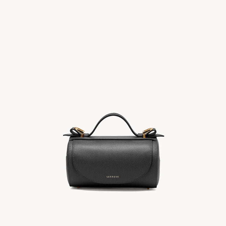 Mini Barrel Bag | Pebbled